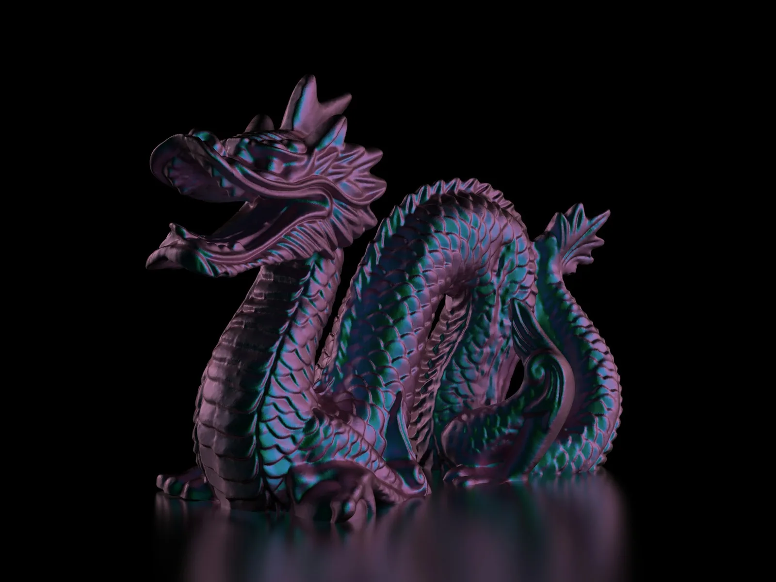 Dragão impresso em 3D