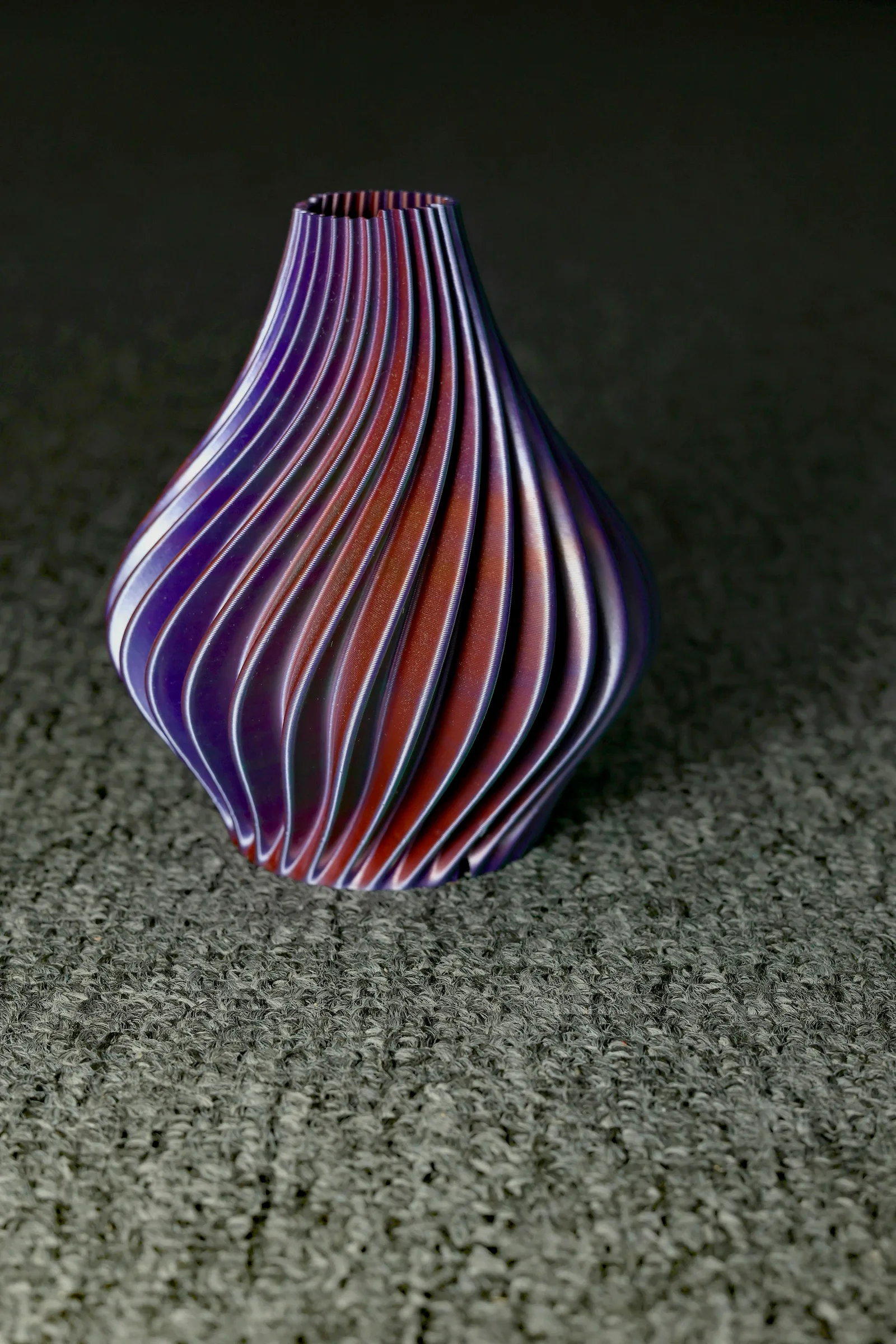 Vaso decorativo impresso em 3D